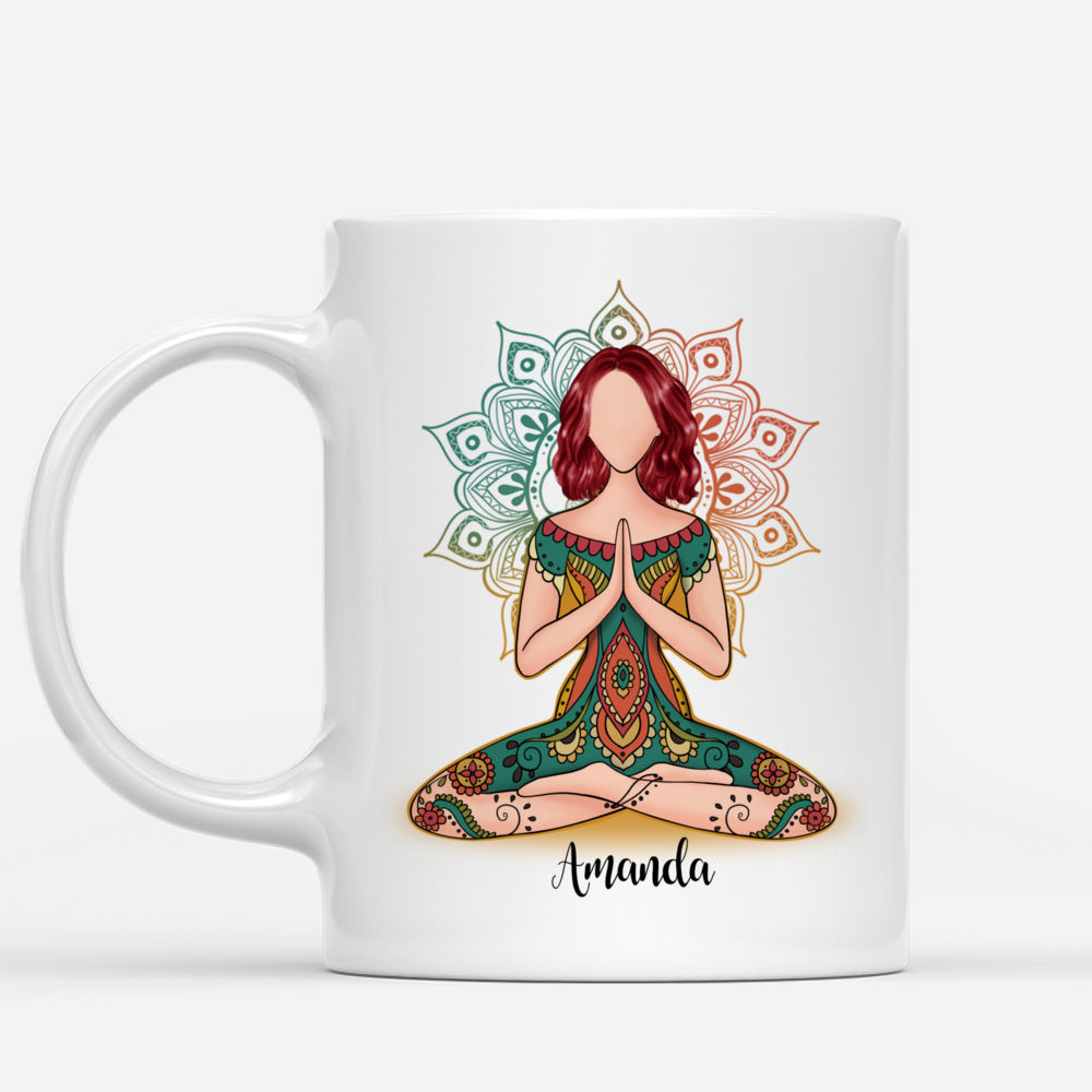 Personalized Mug - Funny Yoga Mug - They Whispered To Her You Cannot Withstand The Storm She Whispered Back I Am The Storm_1
