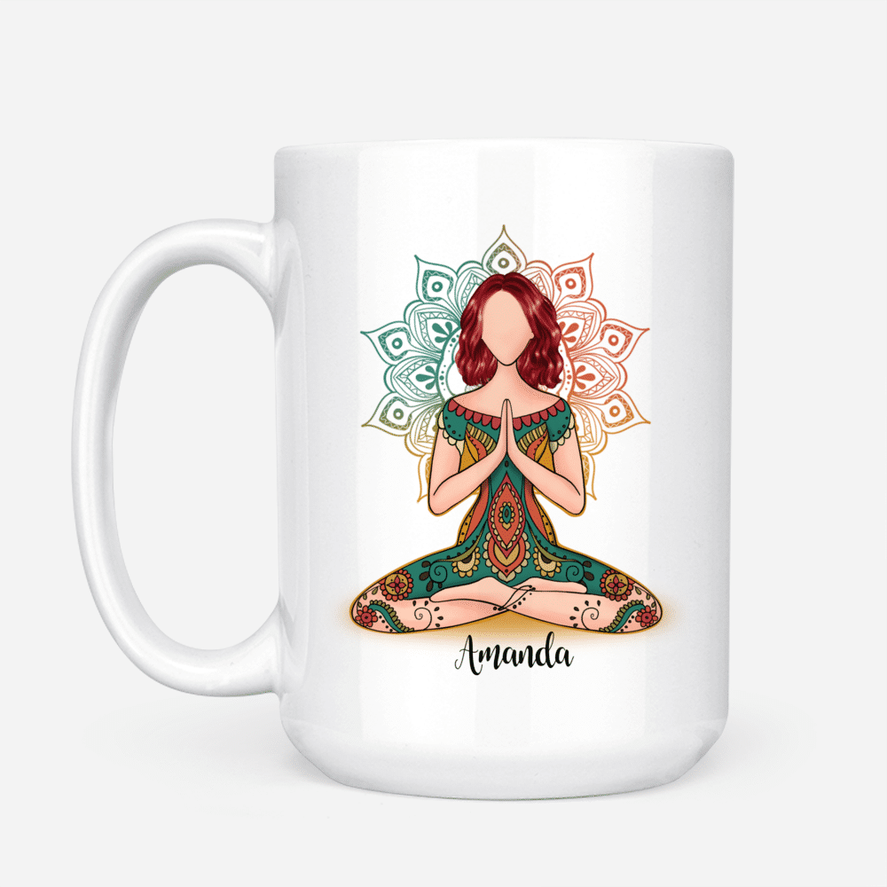 Personalized Mug - Funny Yoga Mug - Life Is Better With Yoga