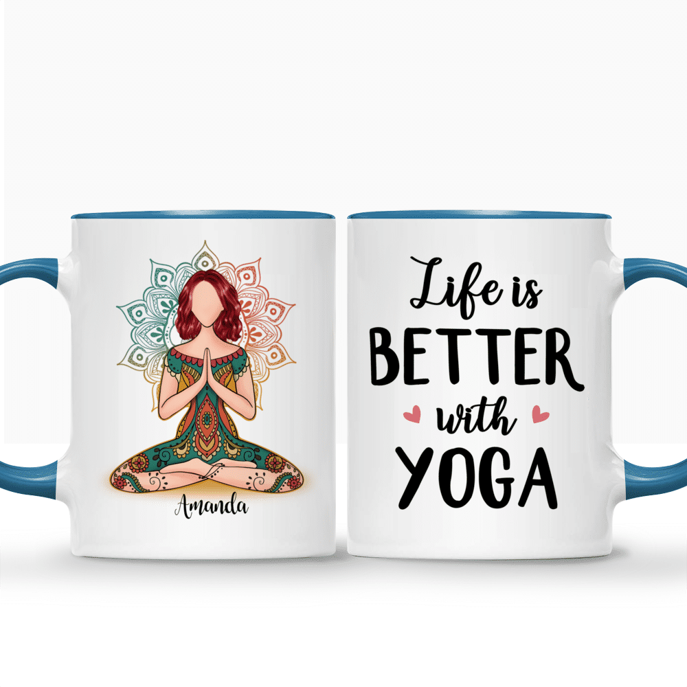 Yoga Life - Mug - Happy Tees Design