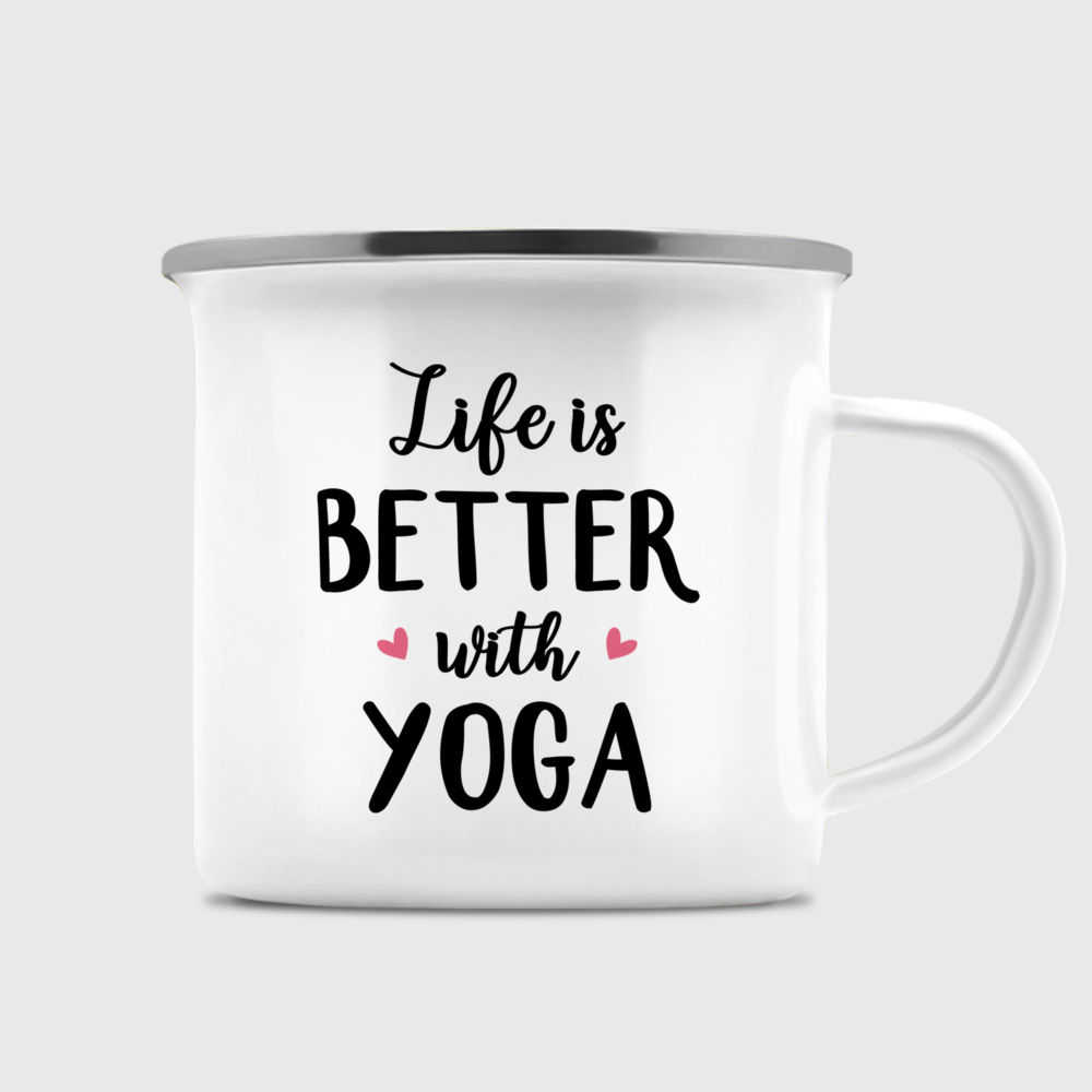 Funny Yoga Mug: Yoga Is For Posers By Bettie Confetti