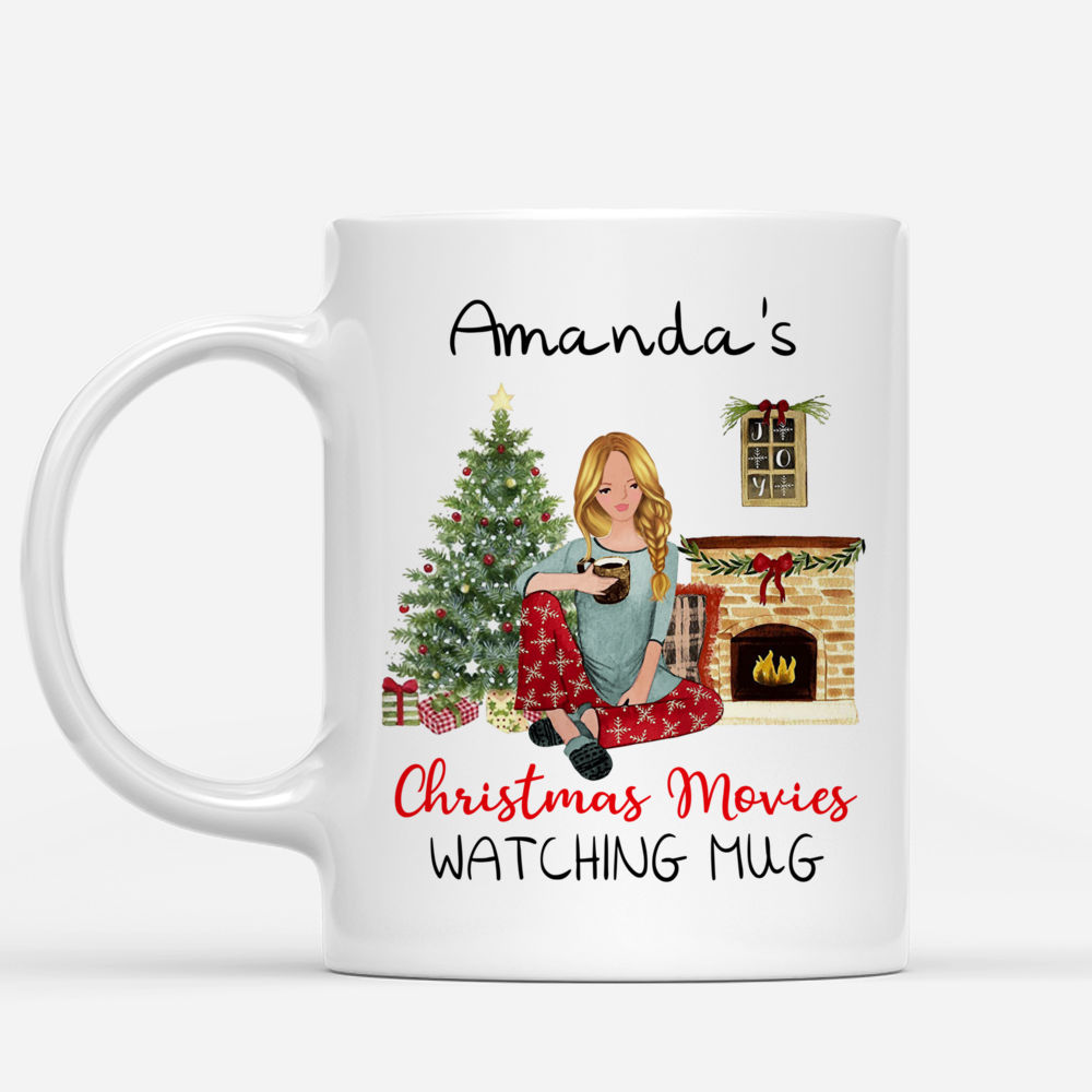 Personalized Mug - Christmas Mug - Christmas Movies Watching Mug 2