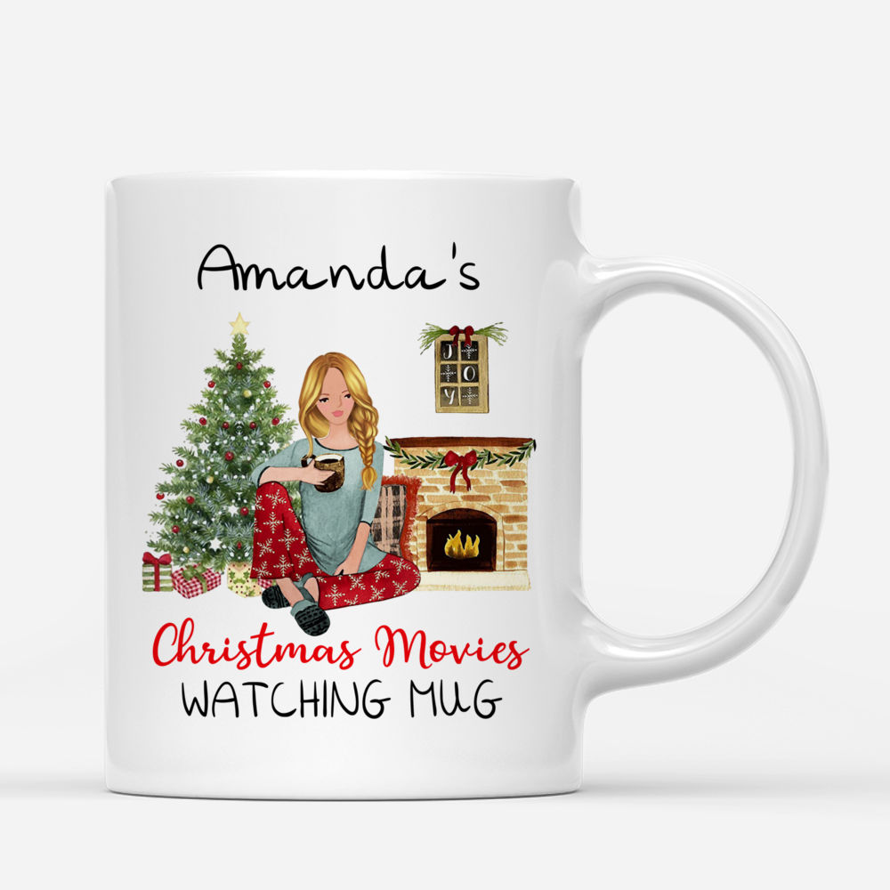 Personalized Mug - Christmas Mug - Christmas Movies Watching Mug 2_1