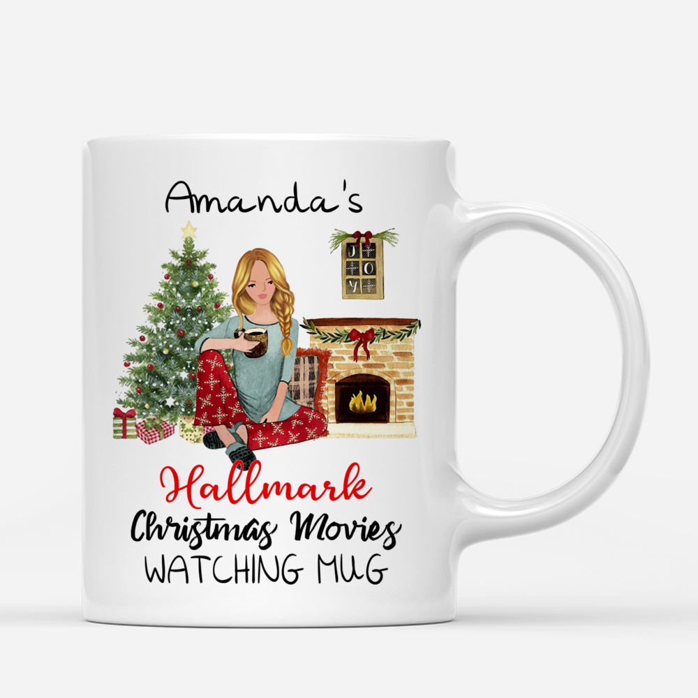 Personalized Mug - Christmas Mug - Christmas Movies Watching Mug_1