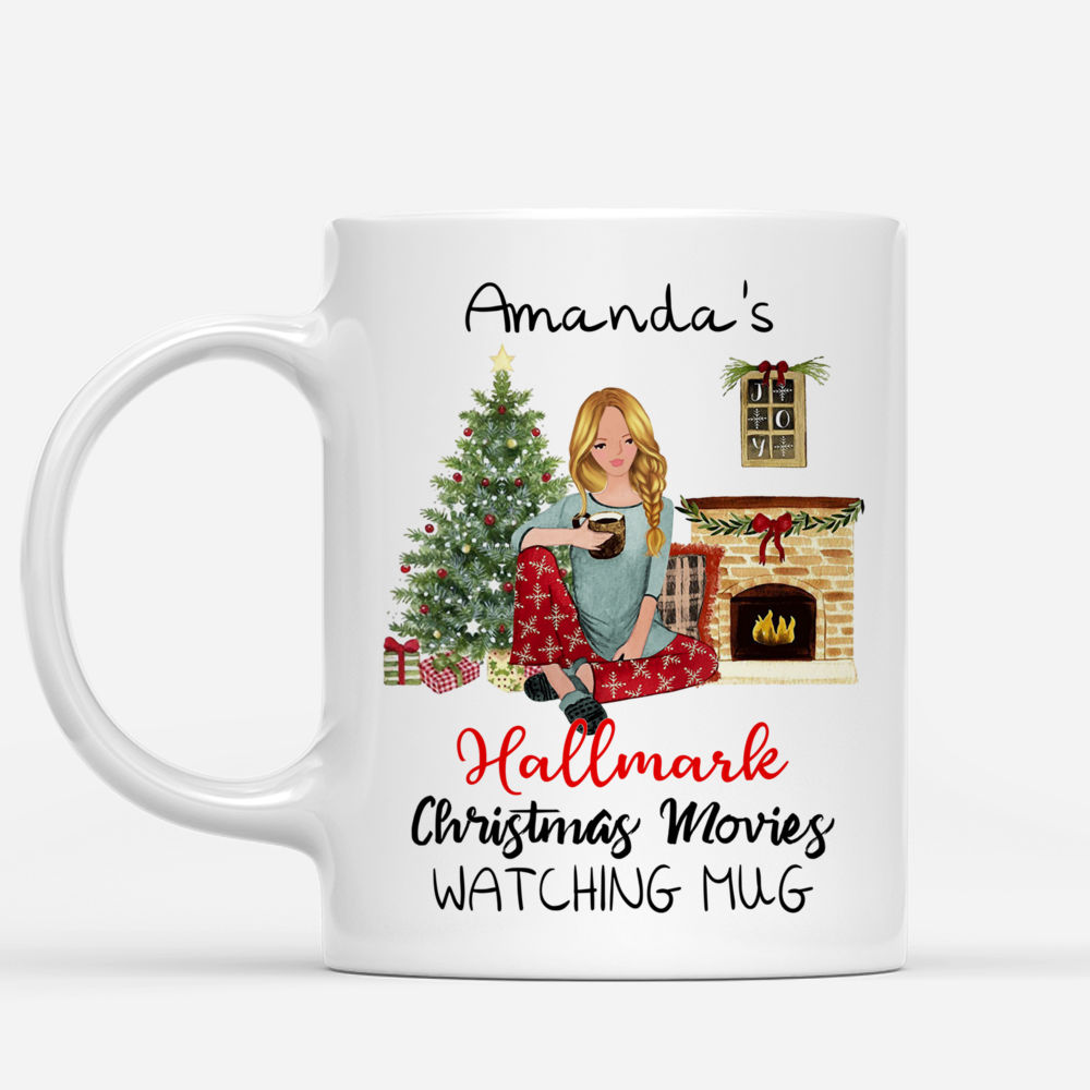 Personalized Mug - Christmas Mug - Christmas Movies Watching Mug