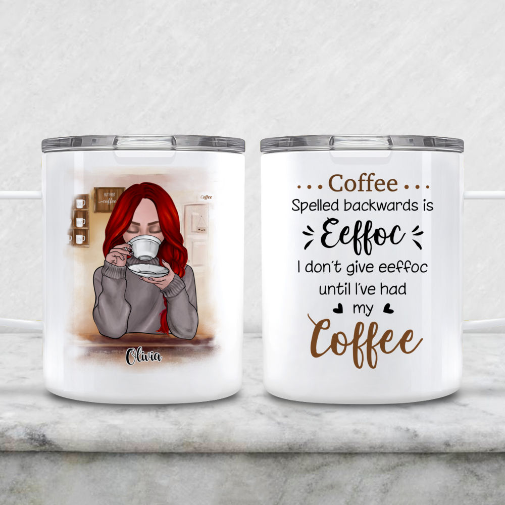 Cute Gnome Coffee Mug. I Don't Give Eeffoc Until Coffee M792