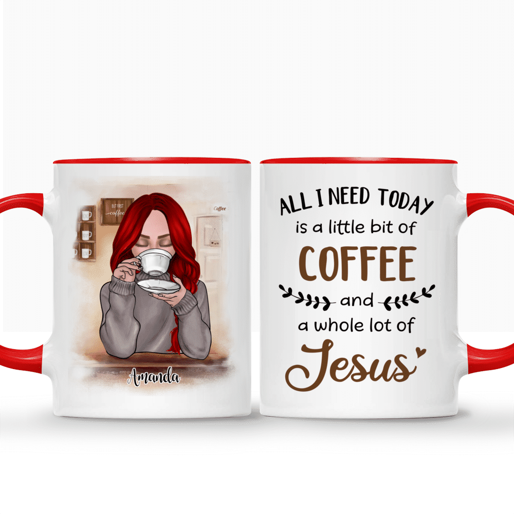 All I Need Today Coffee Mug // Coffee and Jesus Mug // Inspirational M –  Fox & Scout Designs