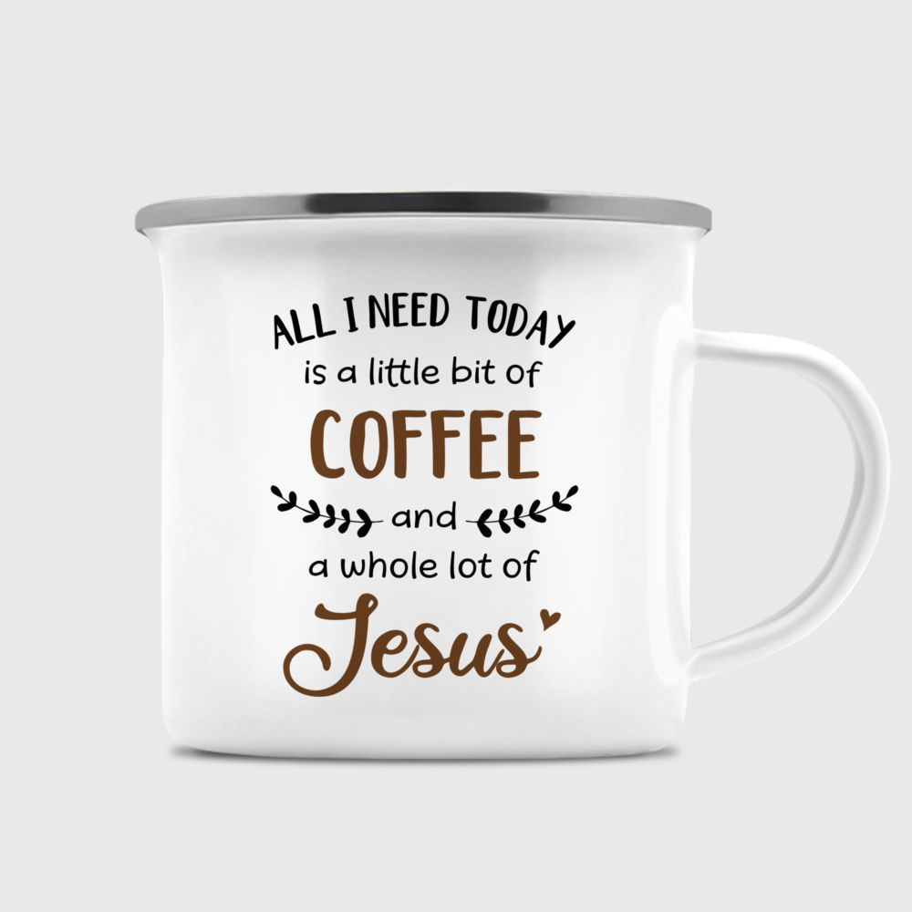 A Little Coffee and A Lot of Jesus Mug