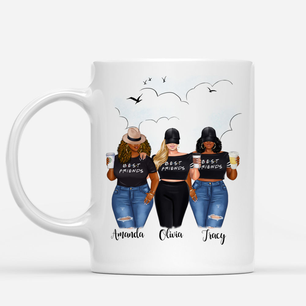 Personalized Mug - 2/3 Curvy Girls - Life Is Better With Friends_1