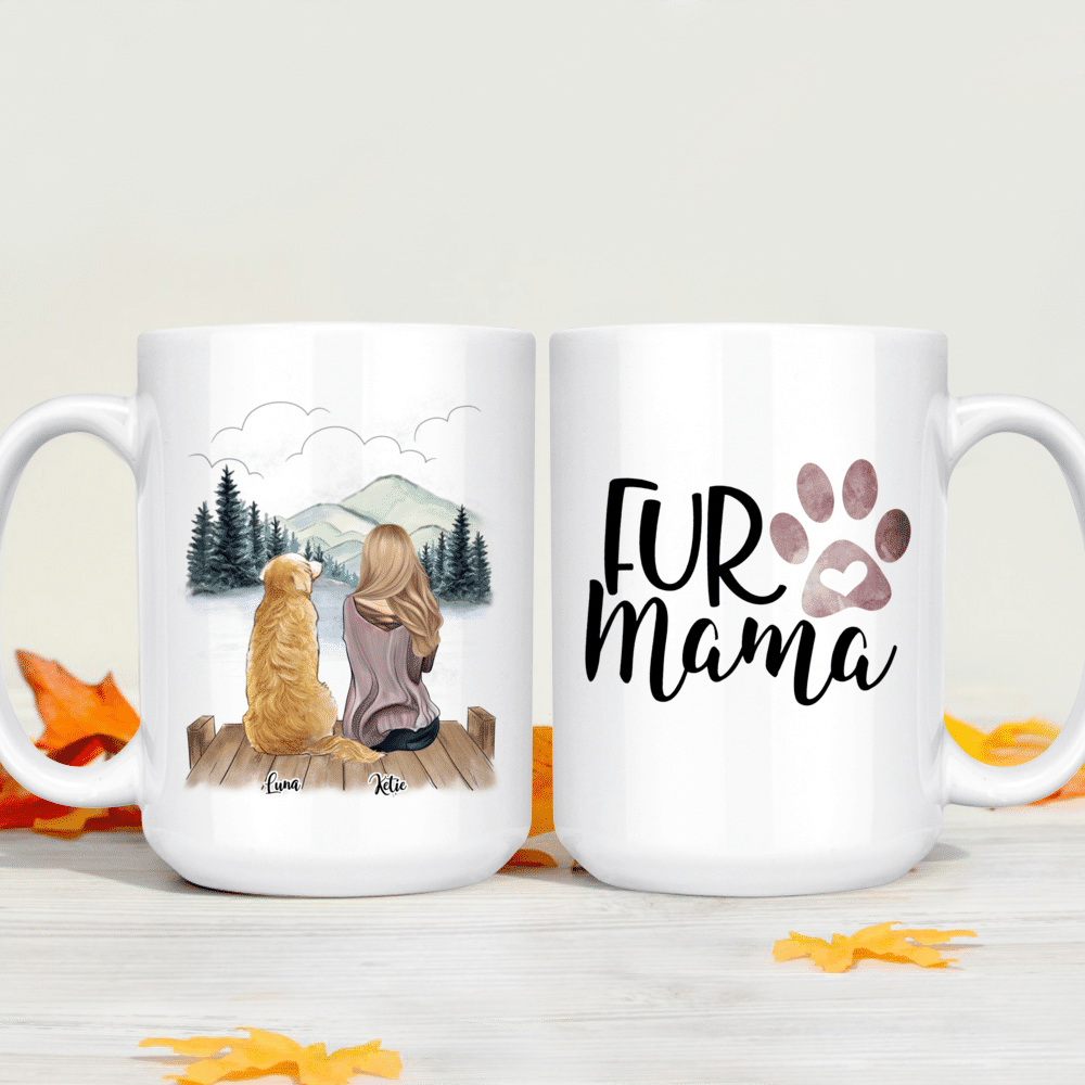 Doodle Mom Mug - Goldendoodle Mom - Labradoodle - Custom Doodle Dog - Dog Mom  Mug - Dog Mom Gift - Fur Mom - Girl with Dog Mug