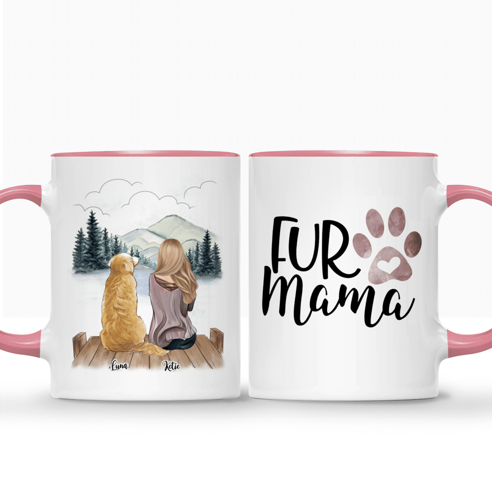 Fur Mama, Best Dog Mom Mugs, Customized Mugs for Dog Lovers, Personali -  PersonalFury