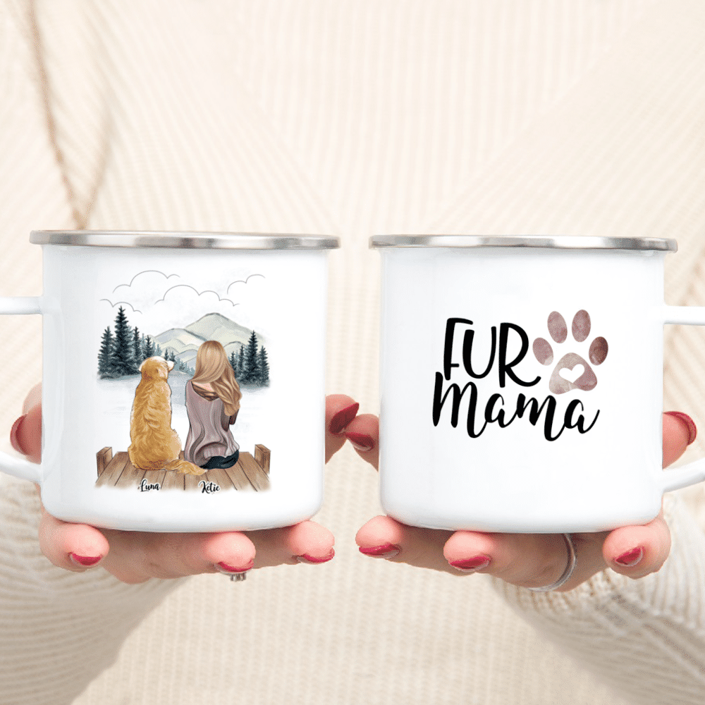 Fur Mama, Best Dog Mom Mugs, Customized Mugs for Dog Lovers, Personali -  PersonalFury