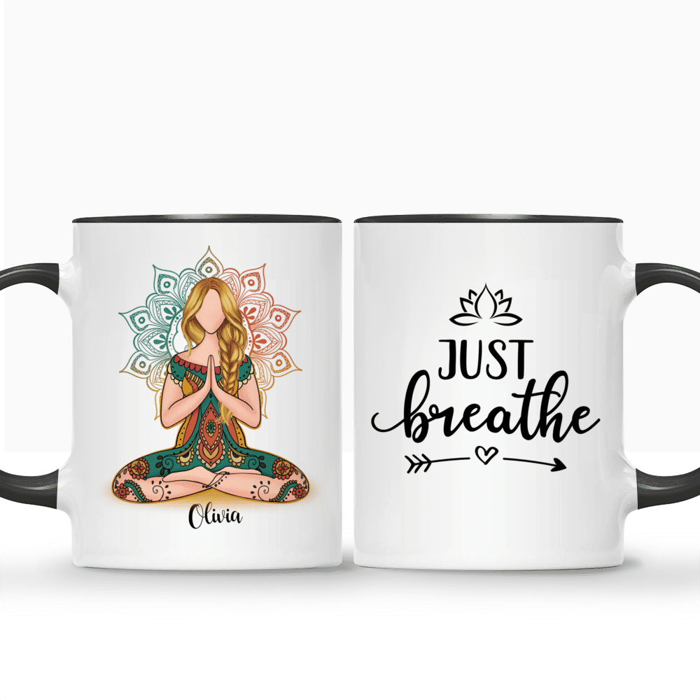 Punching People Yoga Mug – Beauty and The Button