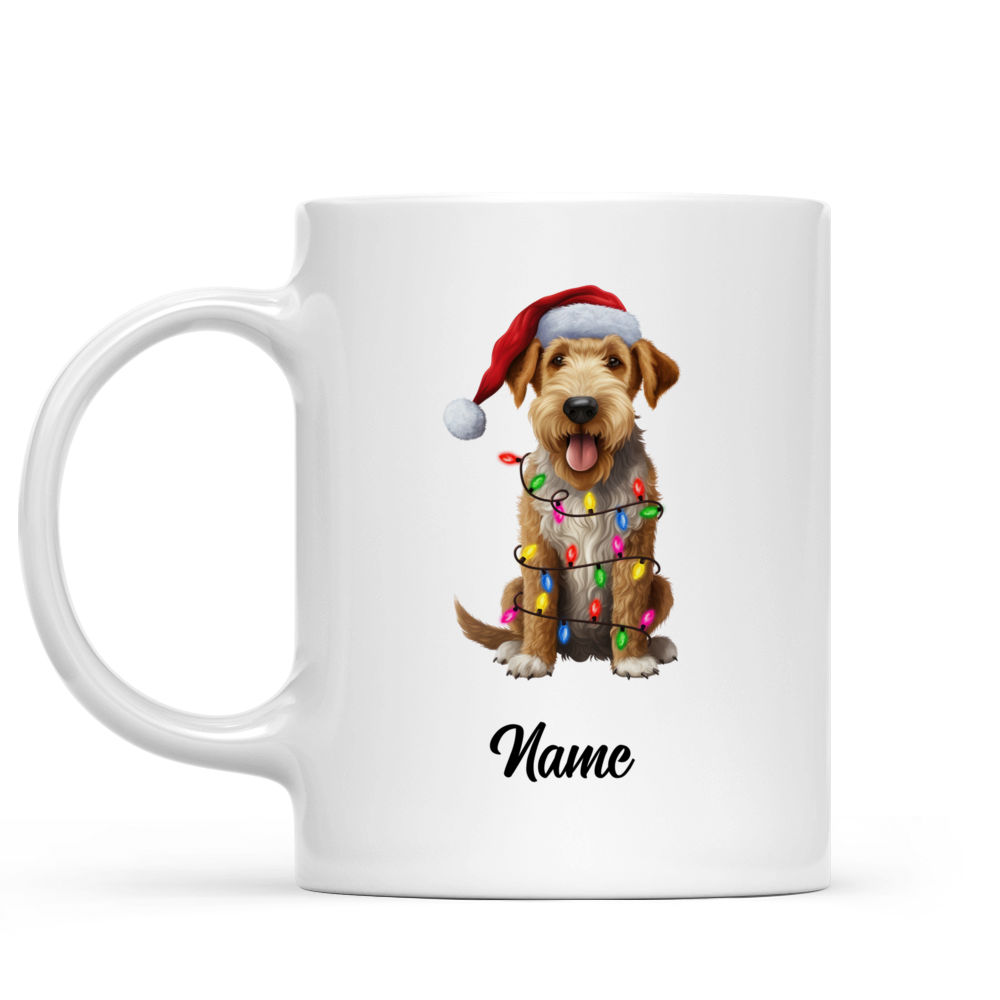 Christmas Mug - Funny Dog Christmas Light Mug - Retro Gifts For Family, Friends, Couple, Brother, Sister, Parents_1