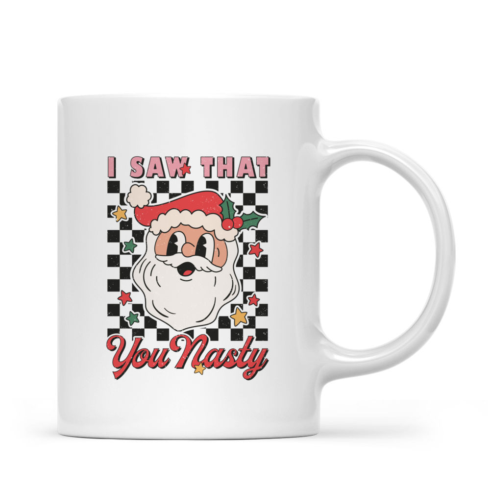 Christmas Mug - Funny Dog Christmas Light Mug - Retro Gifts For Family, Friends, Couple, Brother, Sister, Parents_2