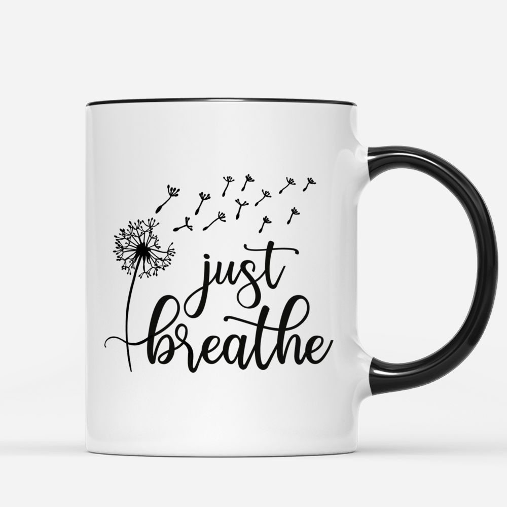 Personalized Mug - Yoga Mug - Just Breathe