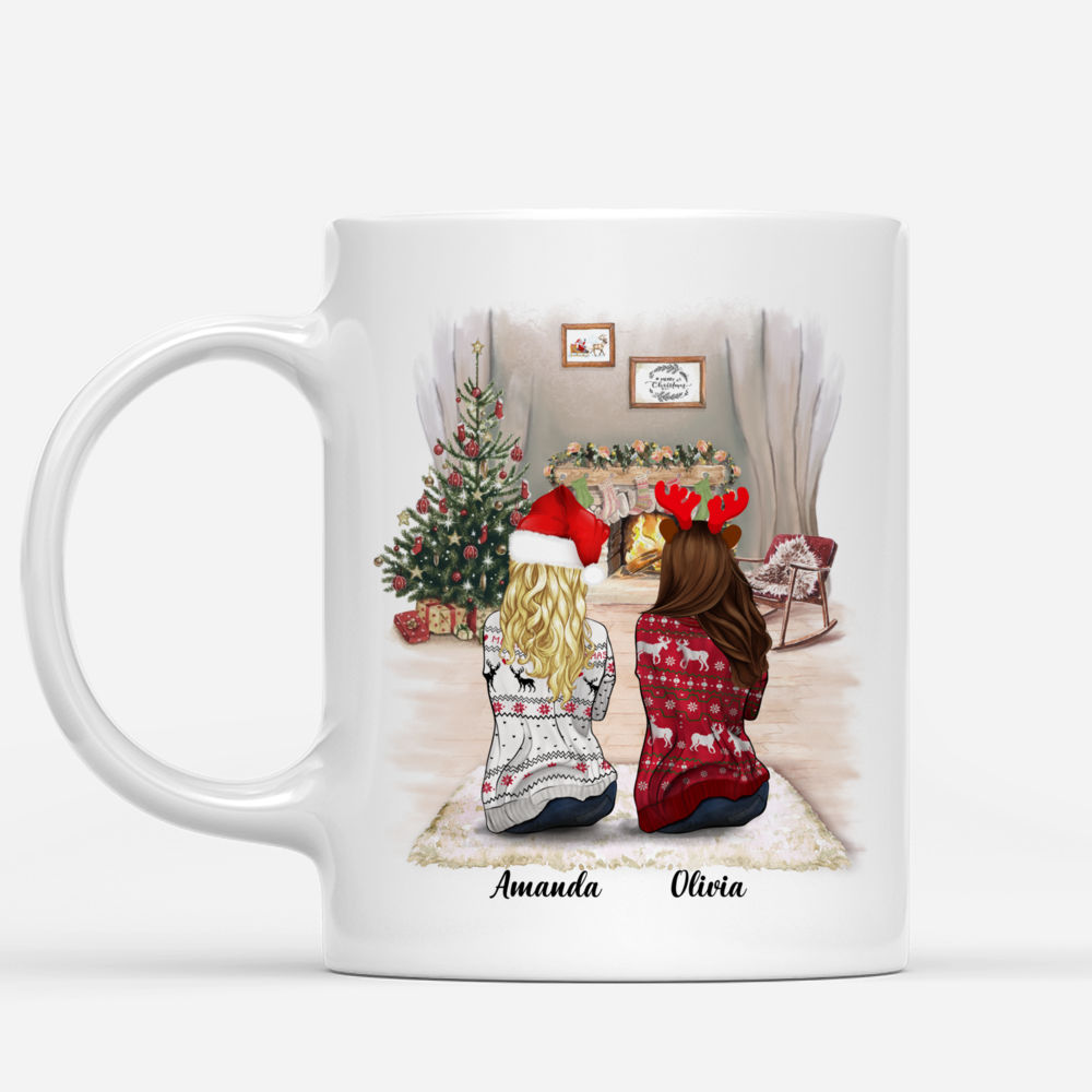 Personalized Mug - Christmas Mug - Life Is Better With Sisters_1