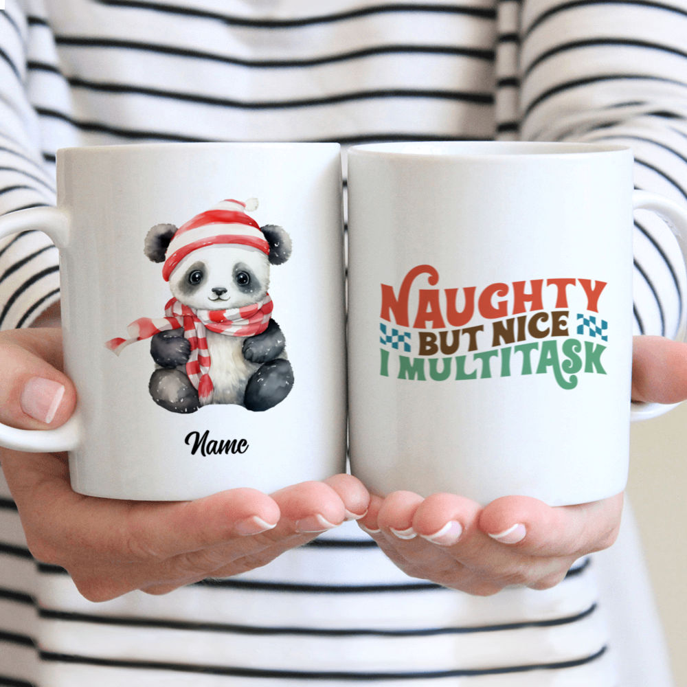 Christmas Mug - Christmas Mug - Cute Panda Christmas Gift - Personalized Mug 37596