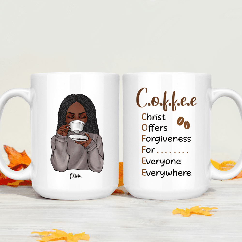 Christian Coffee Mug: Let Go and Let God Mug - Christ Follower Life