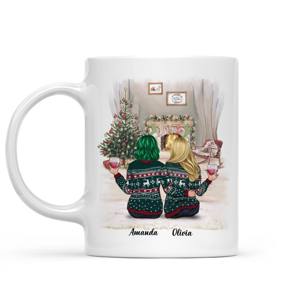 Personalized Mug - Christmas Sisters - Dear sis, thank for being my sister. If i had a different sister, I would punch her in the face and go find you._1