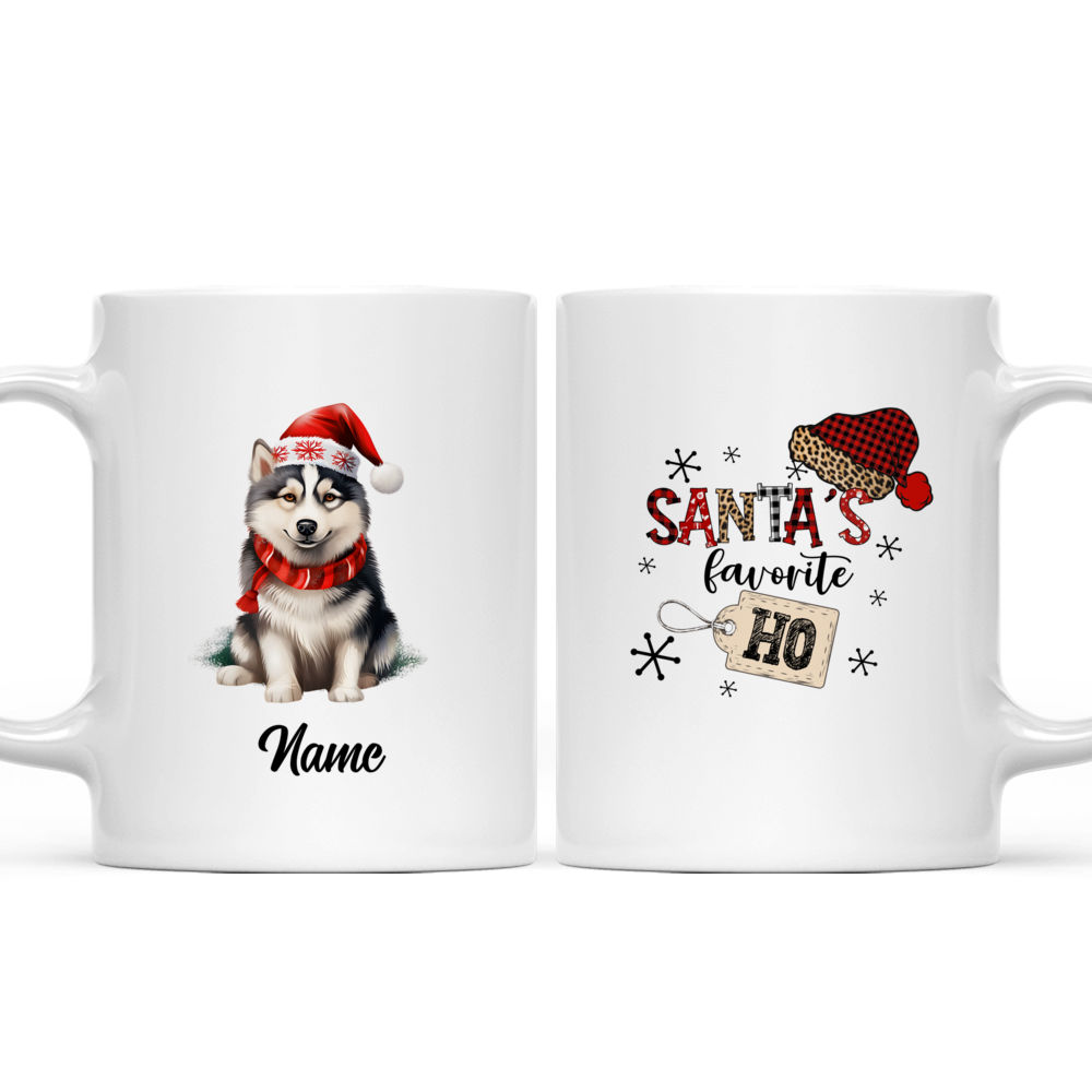 Christmas Dog Mug - Custom Mug -  Personalized Mug - 37742