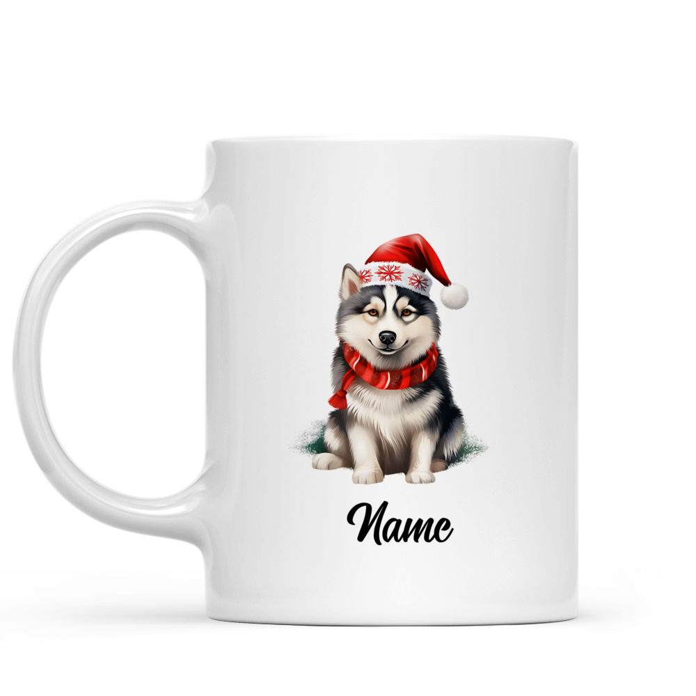 Christmas Dog Mug - Christmas Dog Mug - Custom Mug -  Personalized Mug - 37742 - Personalized Mug_1