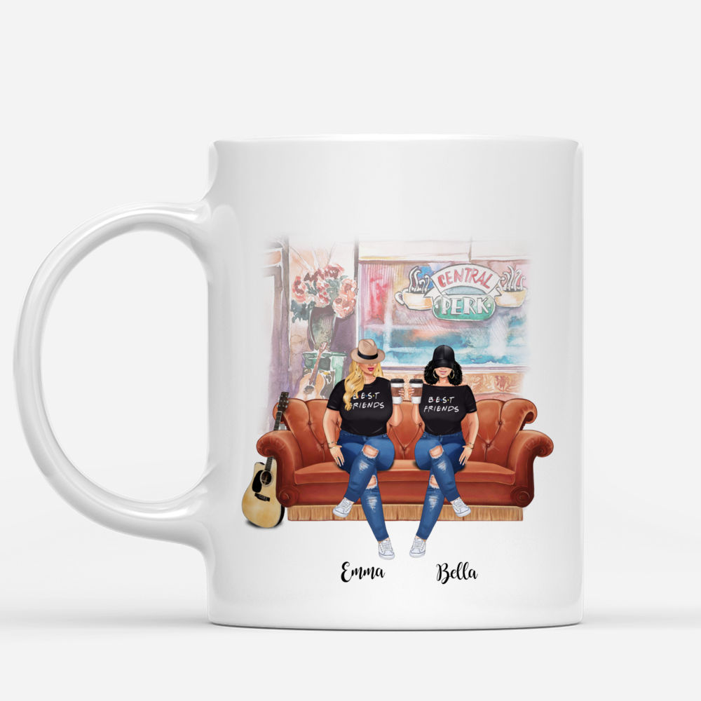 Curvy Friends - Distance Means So Little When Someone Means So Much - Personalized Mug_1