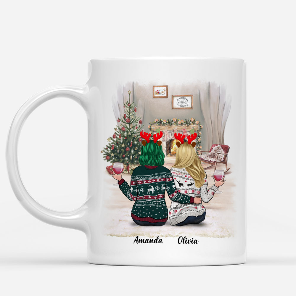 Personalized Mug - 2-3 Sisters Christmas - To my best friend, I may not be able to solve all of your problems, but i promise you wont have to face them alone._1