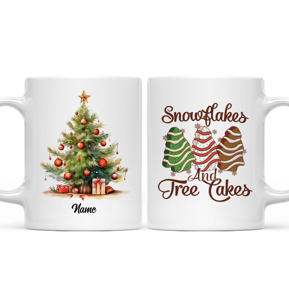 Christmas Tree Custom Mug - Retro Christmas Tree Mug - Vintage Gifts For Family, Friends, Couple, Brother, Sister, Parents -  Personalized Mug - 37851 37849