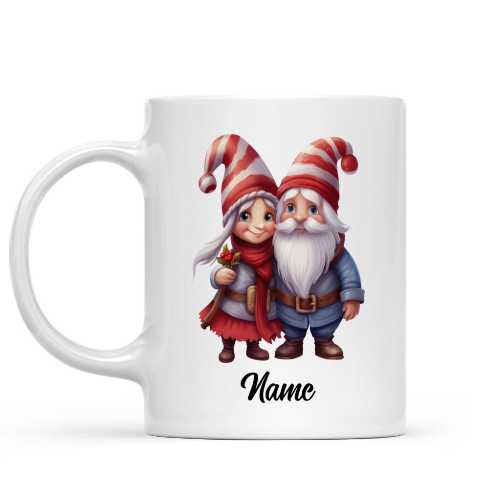 Christmas Couple Mug - Christmas Couple Custom Mug - Retro Christmas Couple Mug - Vintage Gifts For Family, Friends, Couple, Brother, Sister, Parents -  Personalized Mug - 37859 - Personalized Mug_1