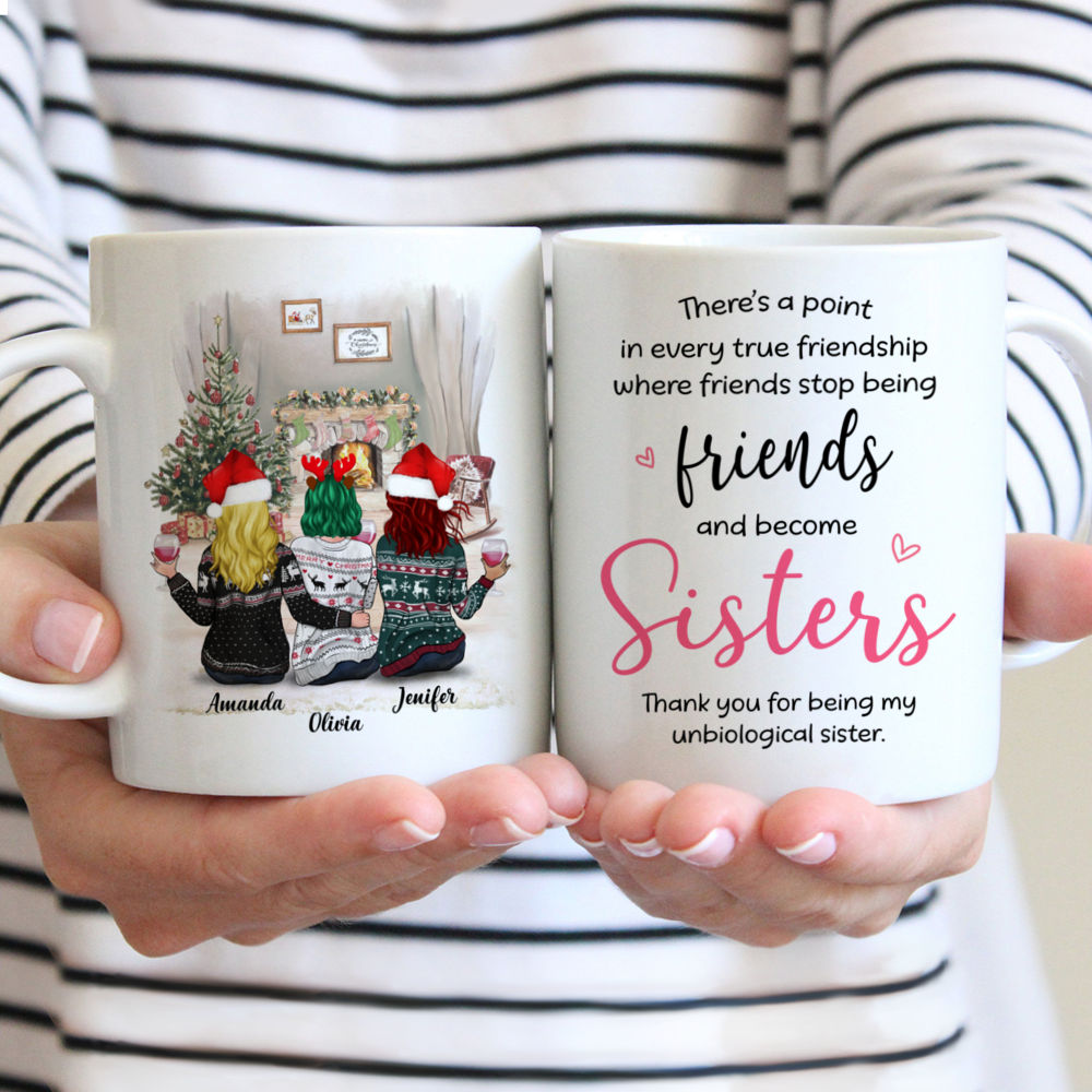 Personalized Mug - Where Friends Stop Being Friends & Become Sisters