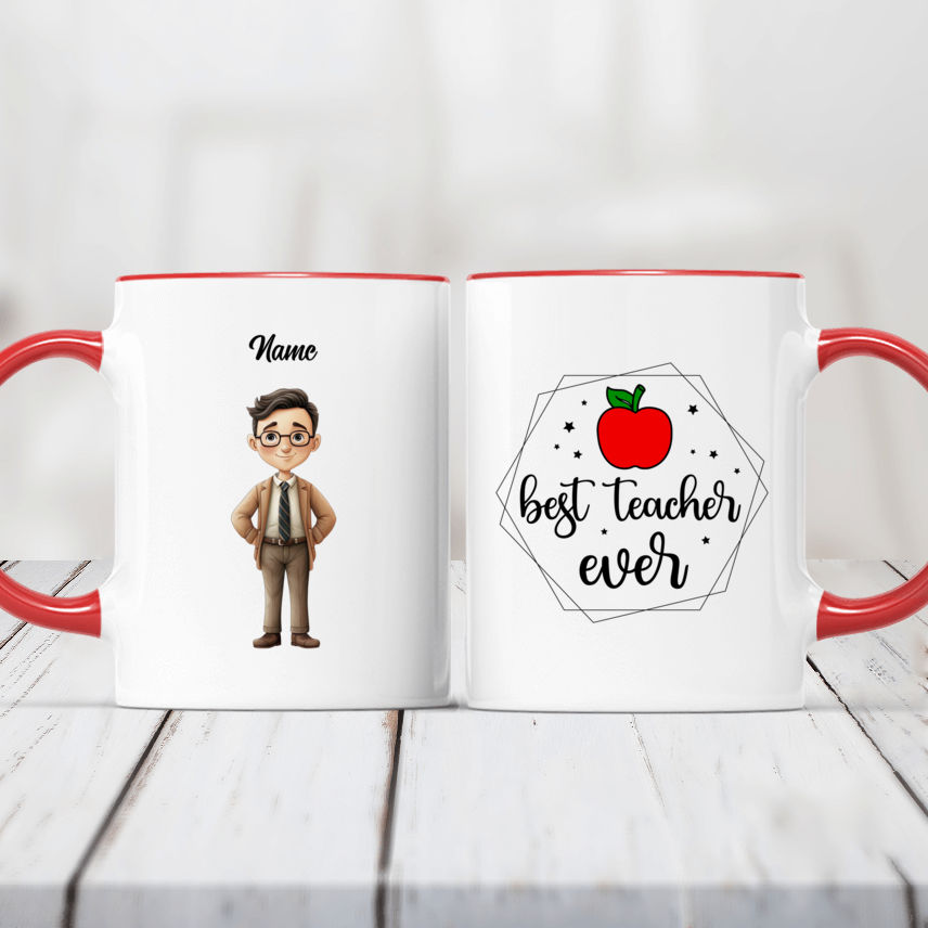 Best Teacher Ever Gift Coffee Mug, Real Men Marry Teachers-Travel Coffee Mug  14 oz For Teacher, Teachers Day, Birthday, Christmas, Wedding,  Anniversary,Gift 