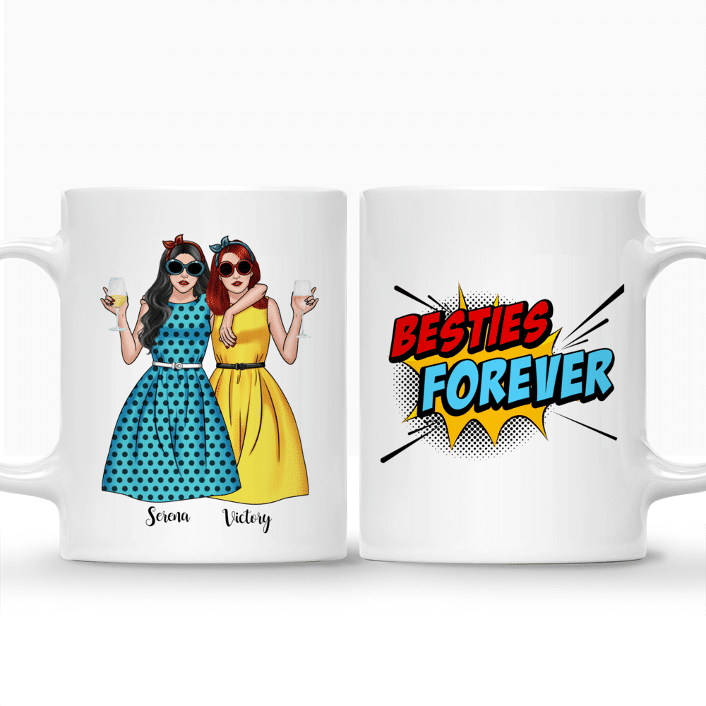 Personalized Mug - Vintage best friends - Besties forever_3