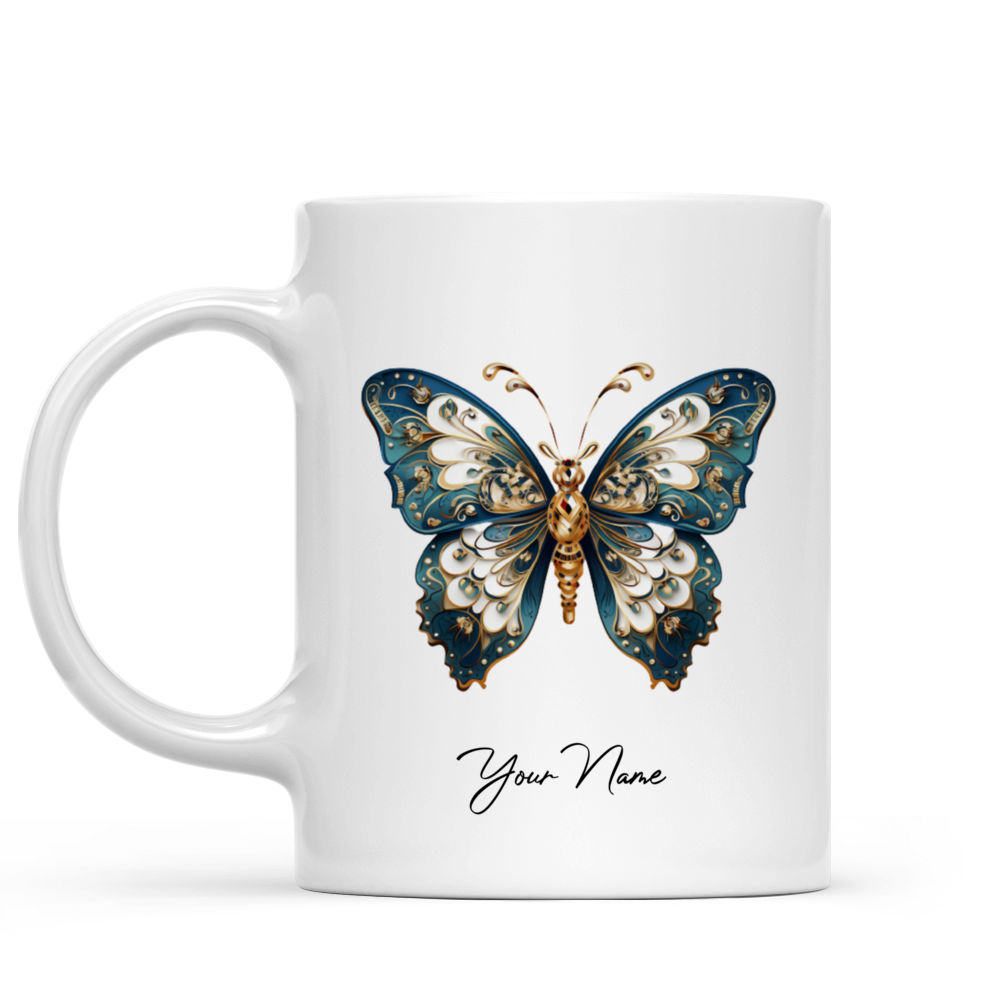 Butterfly Mug - Butterflies - Custom Mug -  Colorful Butterflies Mug - Perfect Gifts For Family, Friends, Couple, Brother, Sister, Parents, Grandpas, Grandmas -  Personalized Mug - 38083 38088_1