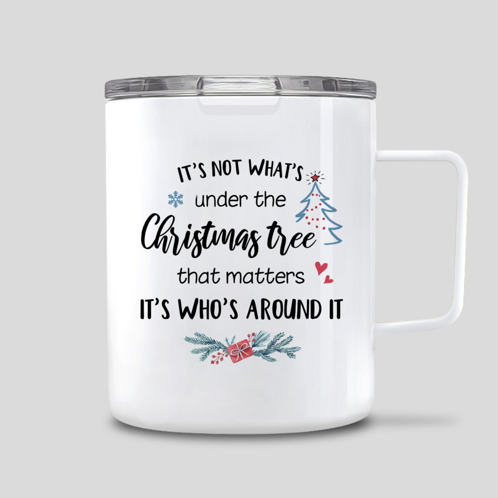 Personalized Mug - Christmas Kissing Couple - It's not what's under the  Christmas tree that matters, it's who's around it - Couple Gifts,  Valentines Gifts