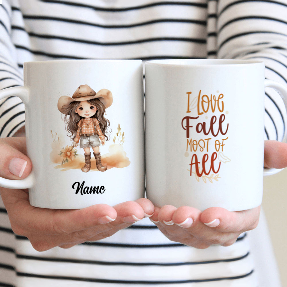 Fall Coffee Mug Cute Coffee Mug Just a Girl Custom Coffee 