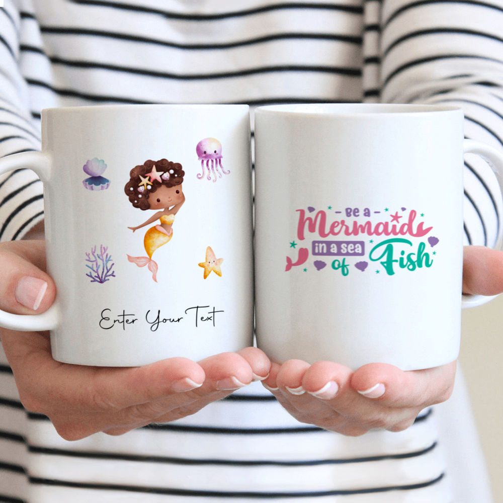 Mermaid Mug - Mermaid Mug - Custom Mug - Littler Mermaid And Sea Creatures  Mug - Gifts For Family, Couple, Wife, Parents, Grandmas, Siblings, Sister,  Daughter, Friends - Personalized Mug - 38123 38136