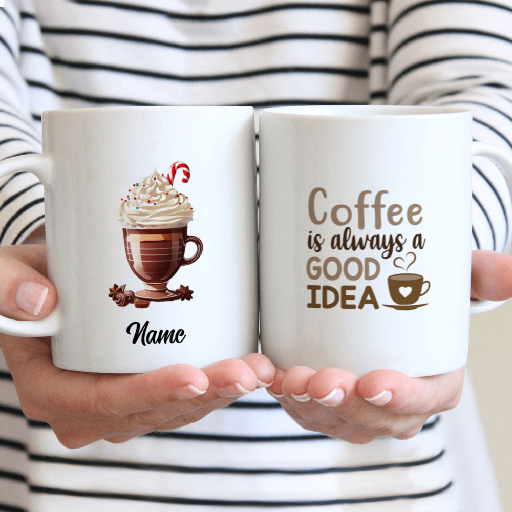 Design Your Own 11oz Frosted Glass Coffee Mug - Forever Wedding Favors