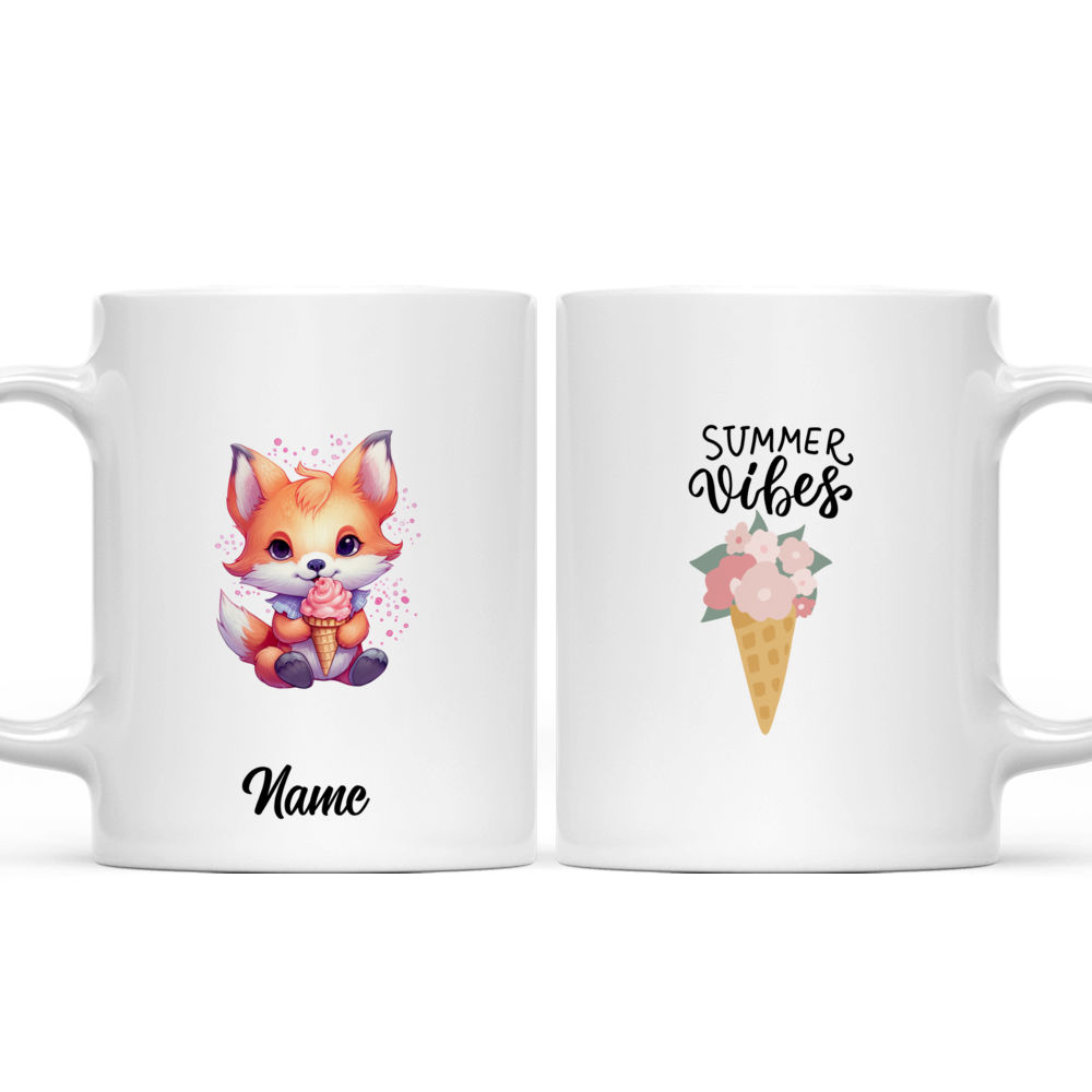 Food Mug - Ice Cream Dessert Mug - Ice Cream Stand Sweets Storefront Mug -  Custom Mug - Gifts For Bestie, Family, Sister, Cousin, Friends, Lovers