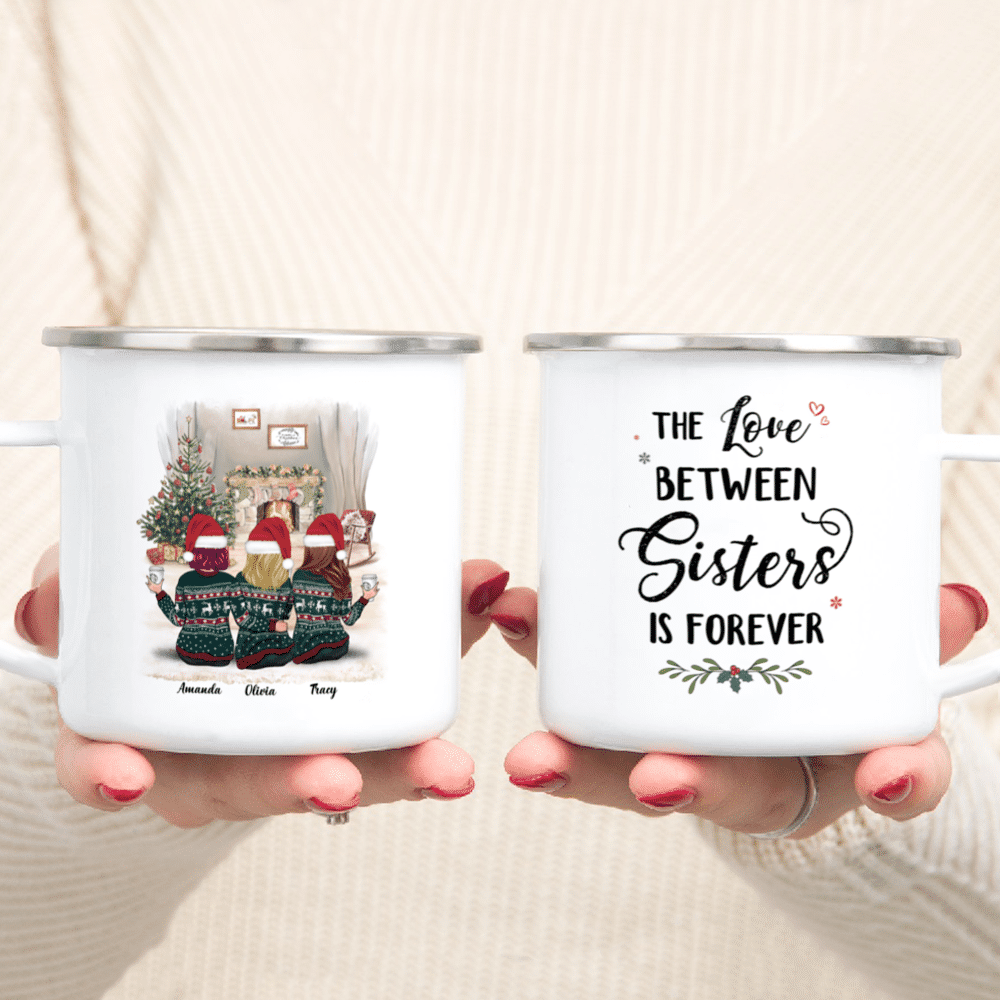 The Love Between Brothers And Sisters Is Forever - Personalized Mug (QA)