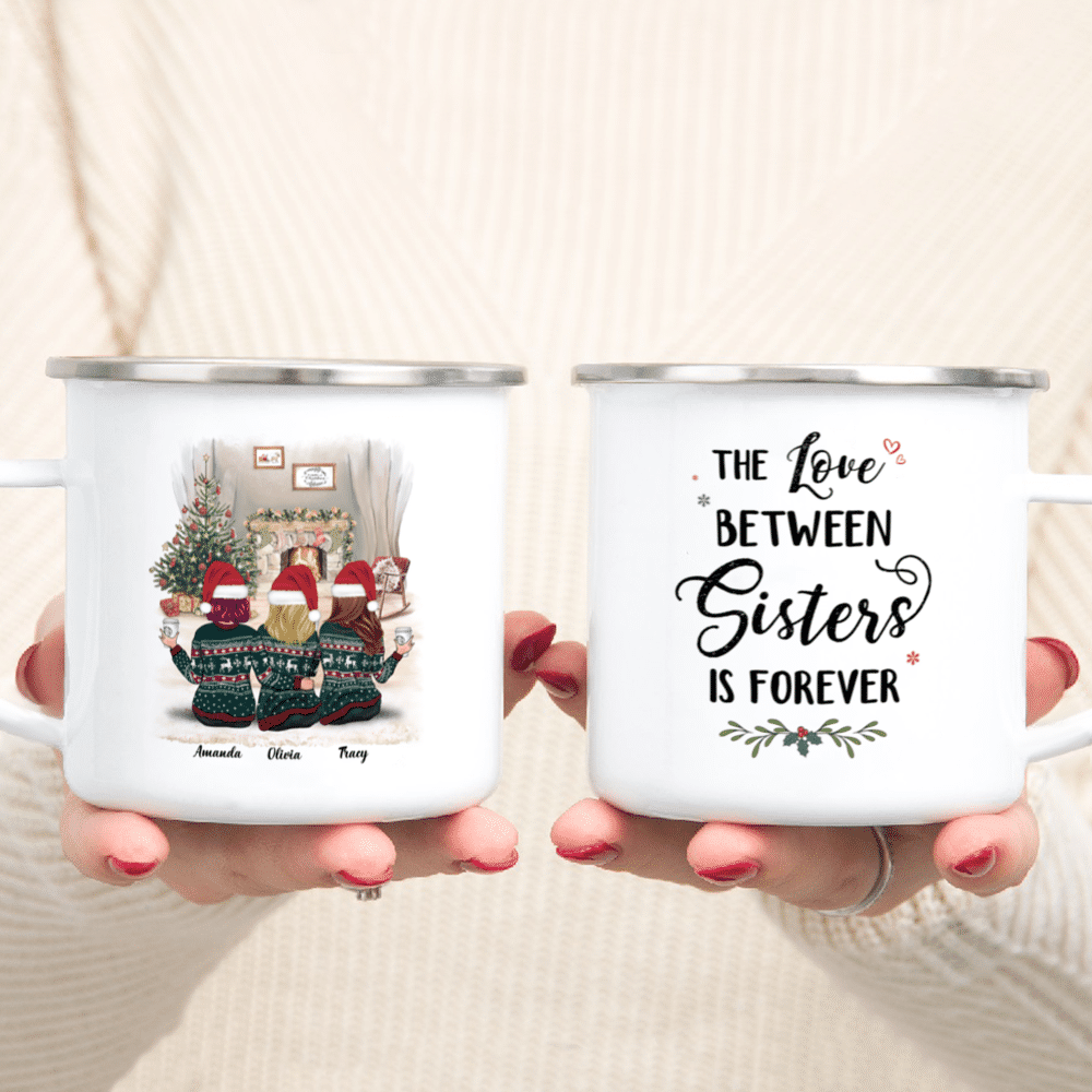 The Love Between Brothers And Sisters Is Forever - Personalized Mug (Q