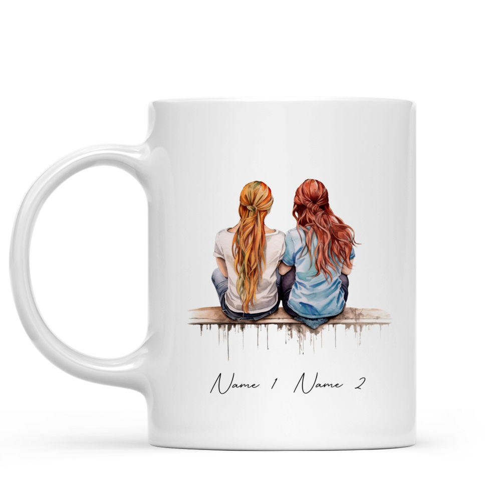 Besties Mugs, Best Friend Mug, BFF Mug, Sister Mugs, Best Friend Gift, –  4Lovebirds