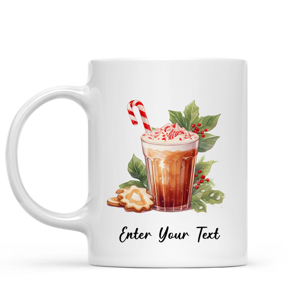 Glass Mug Personalized Glass Coffee Mugs Fall Mug Holiday Mugs Holiday  Gifts for Friends Personalized Gifts for Coworkers EB3289P 