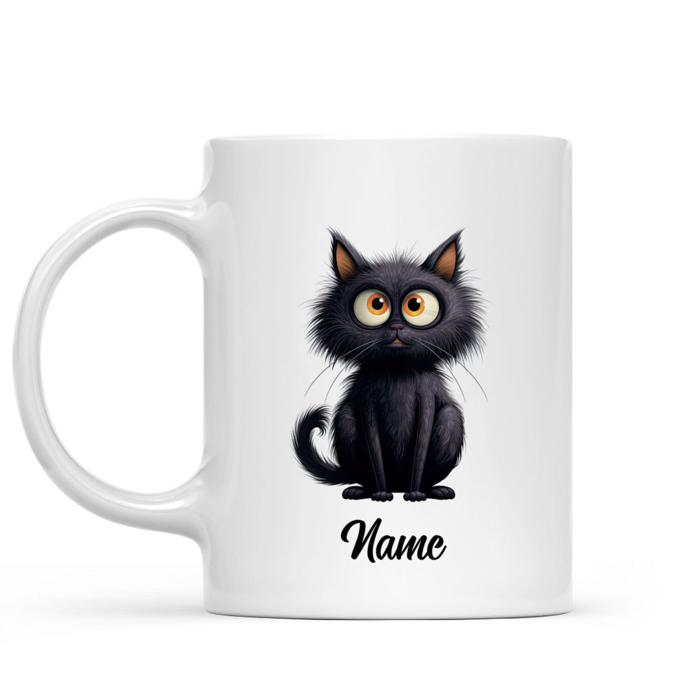 Cat Mug - Halloween Black Cat Mug - Custom Mug - Colorful Mug - Gifts For Bestie, Family, Friend, Parents, Sister, Brother, Grandparent -  Personalized Mug - 38314 - Personalized Mug_1