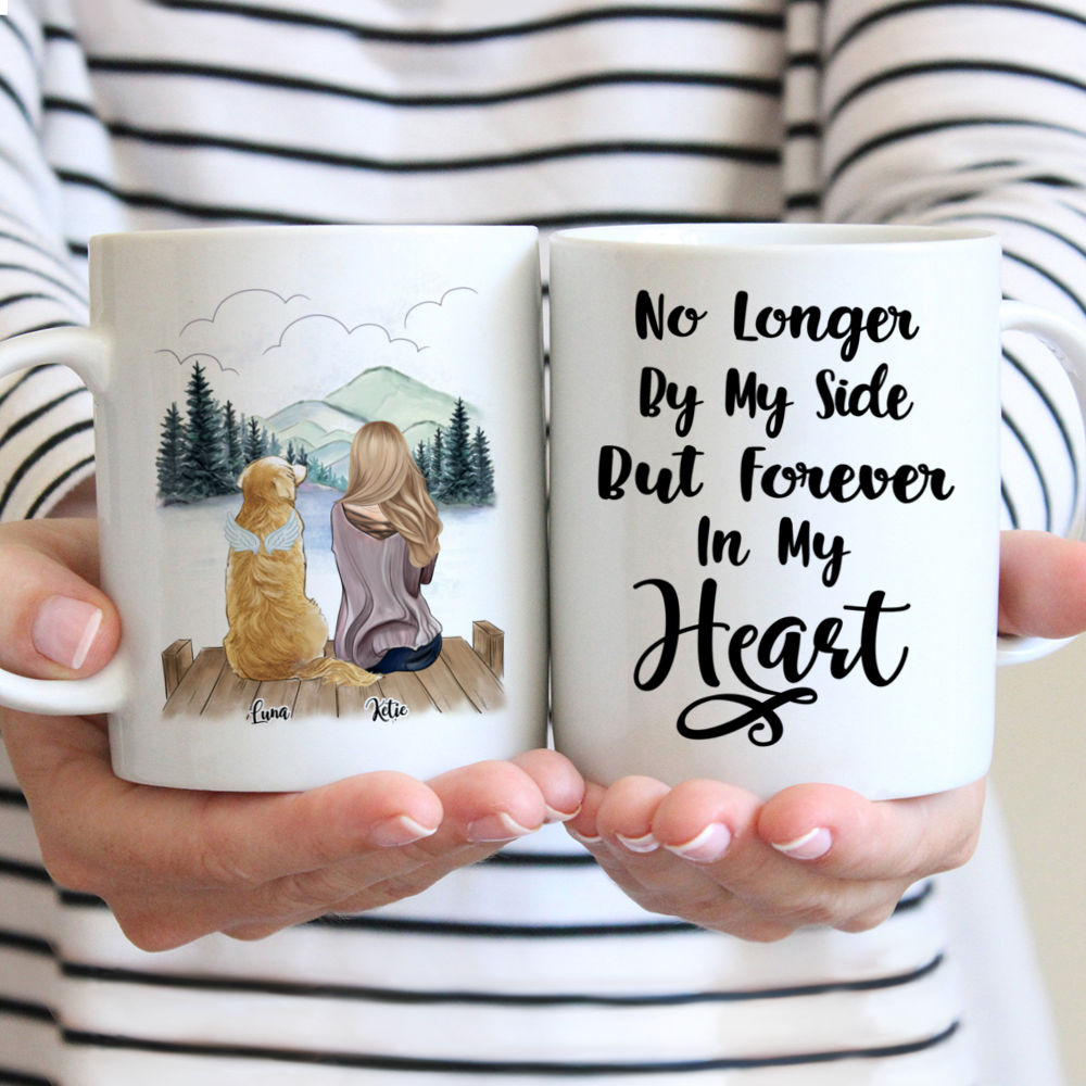 Personalized Mug - No Longer By My Side But Forever In My Heart Mug