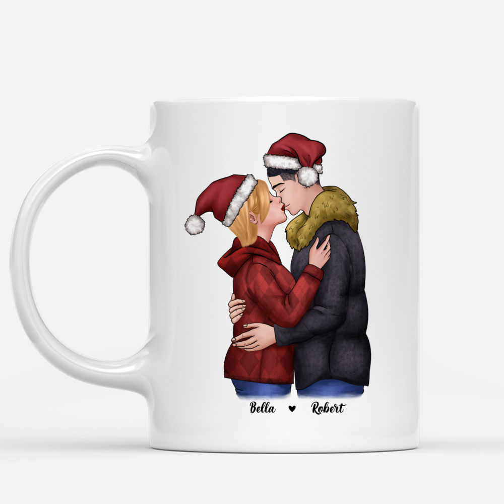 Personalized Mug - Christmas Couple - Ver 1.2 - My girlfriend is hotter than hot cocoa_1