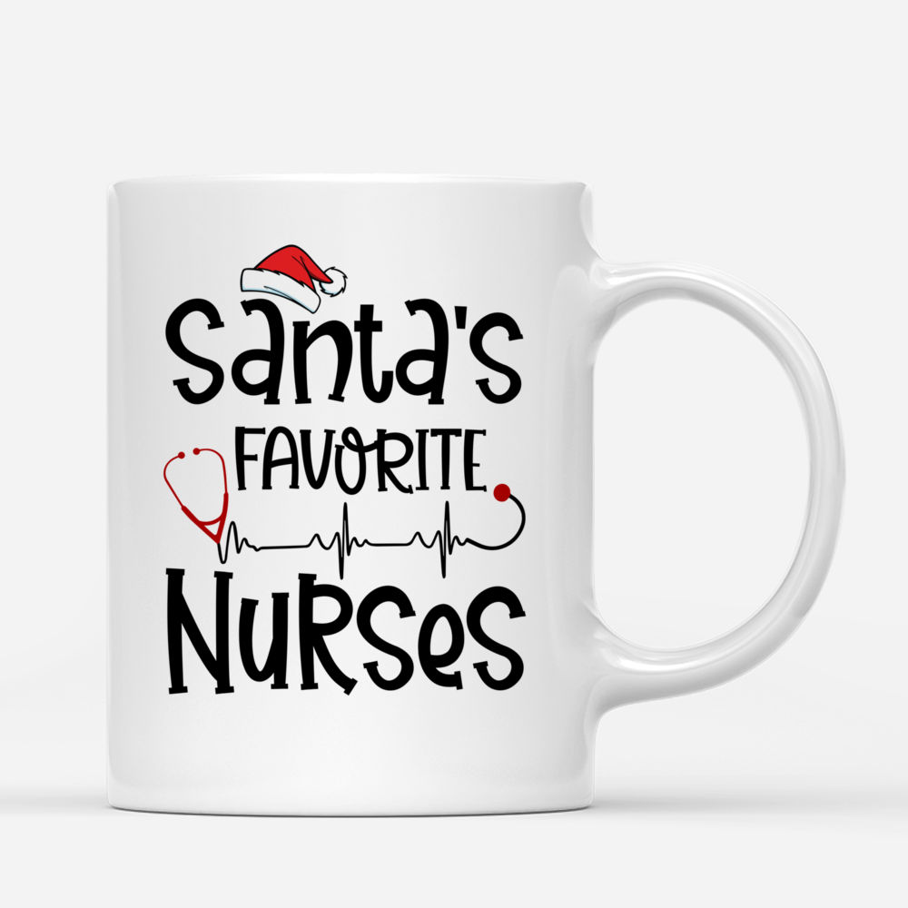 Personalized Mug - Up to 5 Nurses - Santa's Favorite Nurses_2