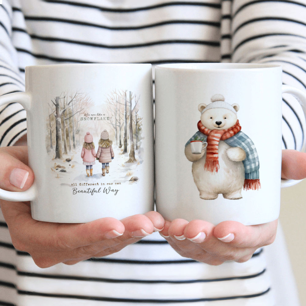 Winter Mug - Winter Animal Time – Winter Woodland Mug - Custom Mug  - Cute Animal Mug - Gifts For Bestie, Family, Friend, Parents, Sister, Brother -  Personalized Mug - 38530 38535