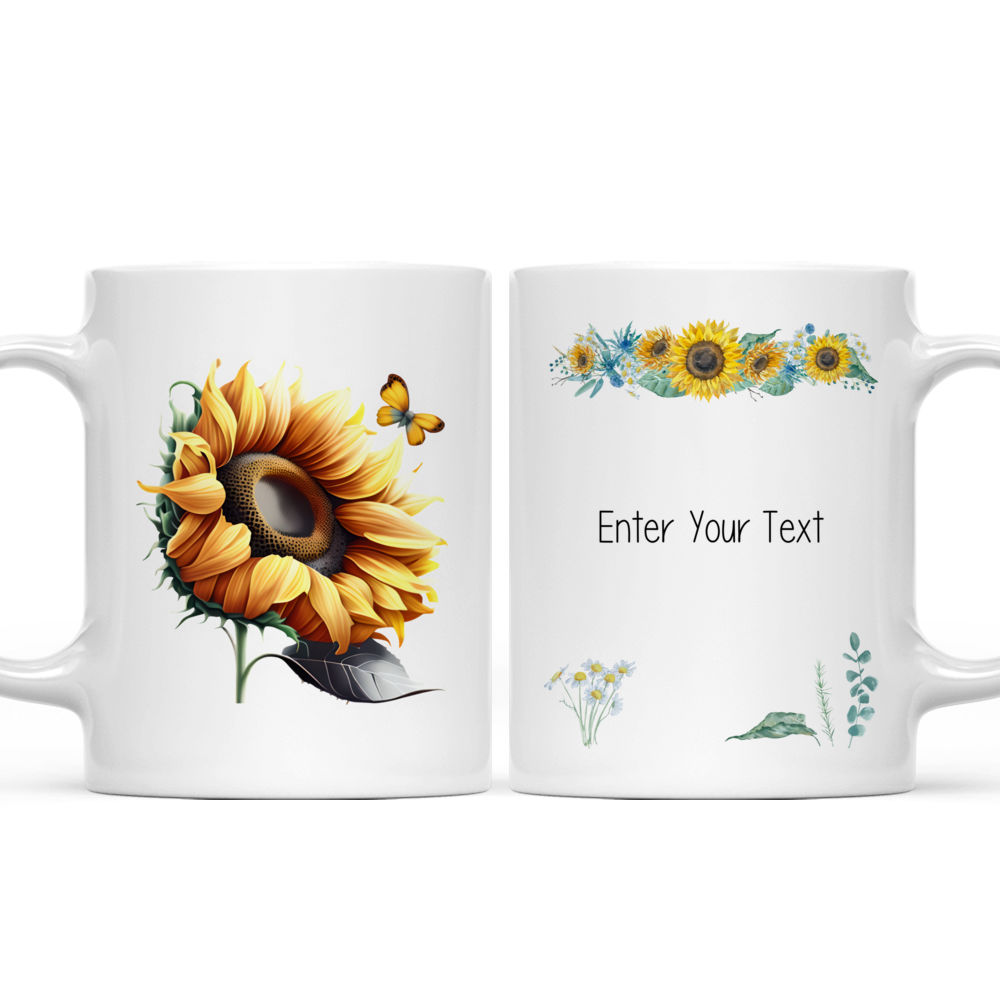 Flowers Mug - Sunflower – Beautiful Sunflower Mug - Custom Mug - Flower Mug - Gifts For Bestie, Family, Friend, Parents, Sister, Brother -  Personalized Mug - 38618 38620_3