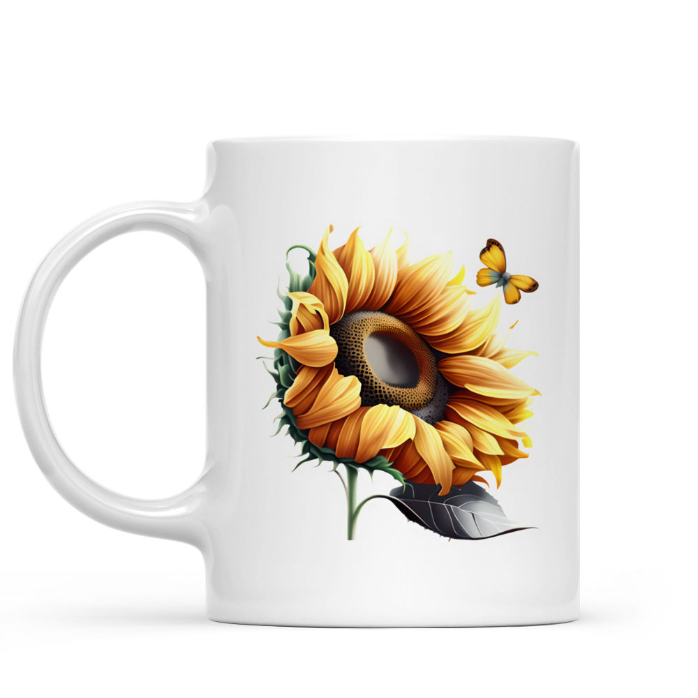 Flowers Mug - Sunflower – Beautiful Sunflower Mug - Custom Mug - Flower Mug - Gifts For Bestie, Family, Friend, Parents, Sister, Brother -  Personalized Mug - 38618 38620_1