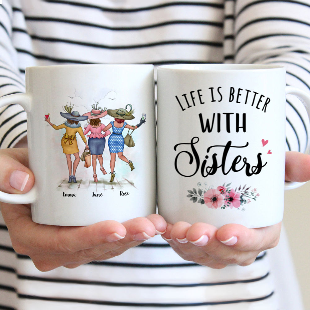 Best friends - Life Is Better With Sisters - Personalized Mug